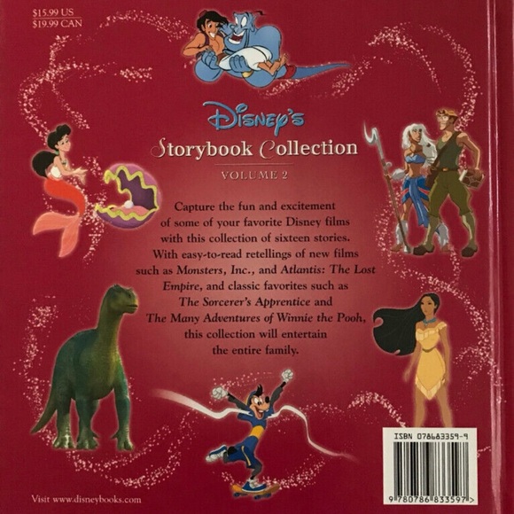 Disney's Storybook Collection - Volume 2 Hardcover - Picture 10 of 10